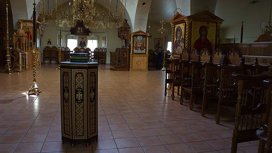 Интерьер храма